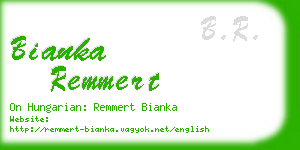 bianka remmert business card